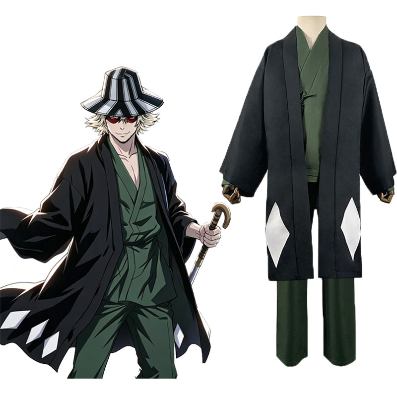 Bleach Captain Coat - Costume Cosplay Anime Urahara Kisuke Bleach,