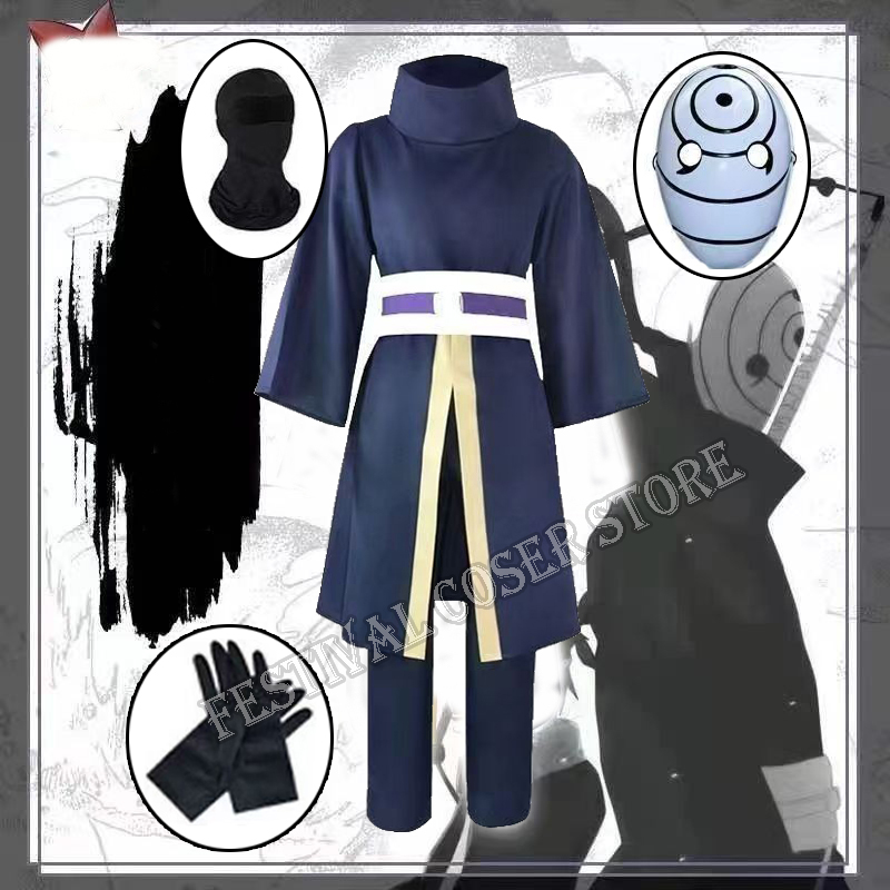 Anime Cosplay Festival - Costume Cosplay Anime Uchiha Obito, Abiti
