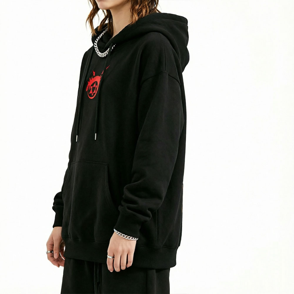 Fullmetal Alchemist Coat - Felpa con Cappuccio Anime Fullmetal Alchemist,