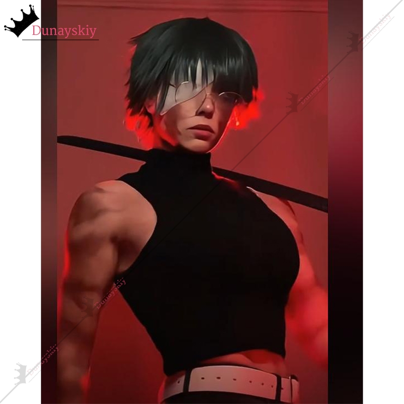 Cosplay Anime Jjk - YiNuo*/2026 Nuovo Costume Cosplay Maki Zenin,
