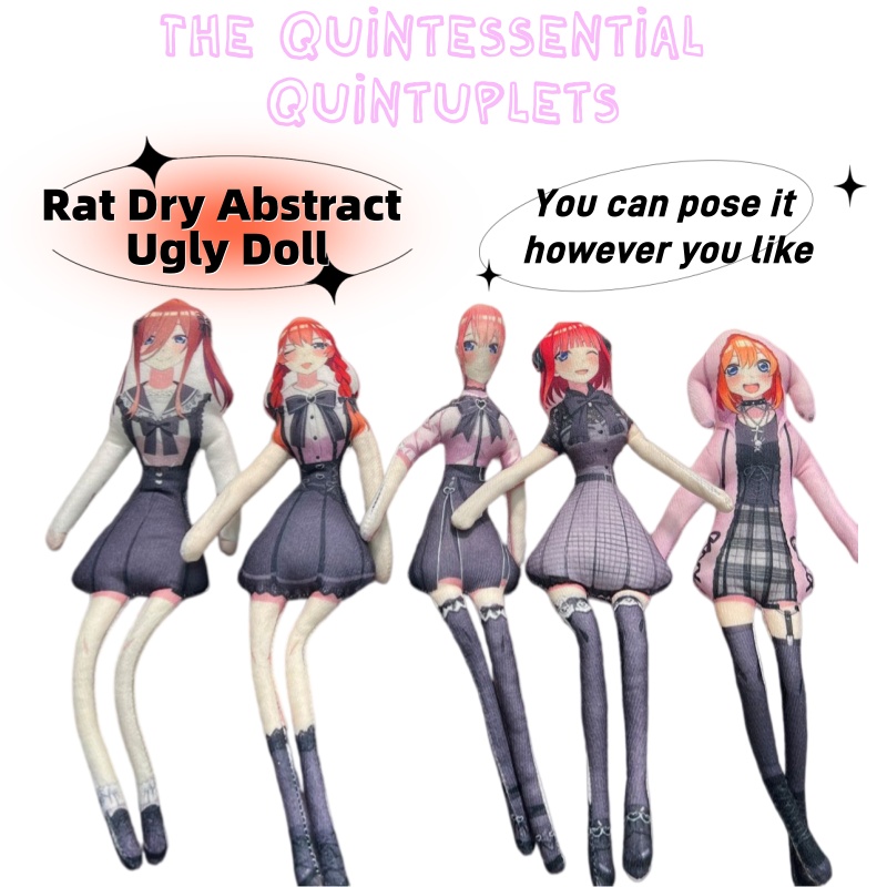 Quintuplets Anime Cosplay - Peluche a forma di mouse astratto