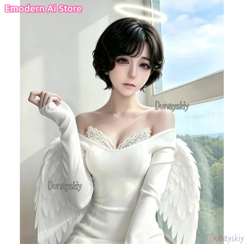 Anime Cosplay Cafe - Nuovo Abito Bianco Crossover CAFE per