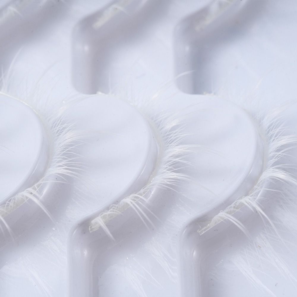 Anime Cosplay Lashes - Ciglia anime bianche bianche Ciglia Manga