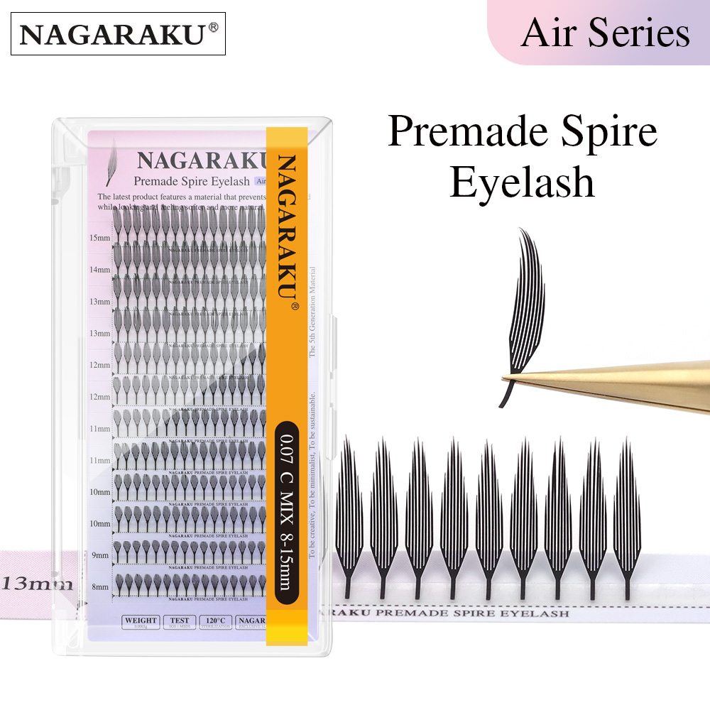 Anime Cosplay Lashes - NAGARAKU Premade Spire Ciglia Anime Effetto