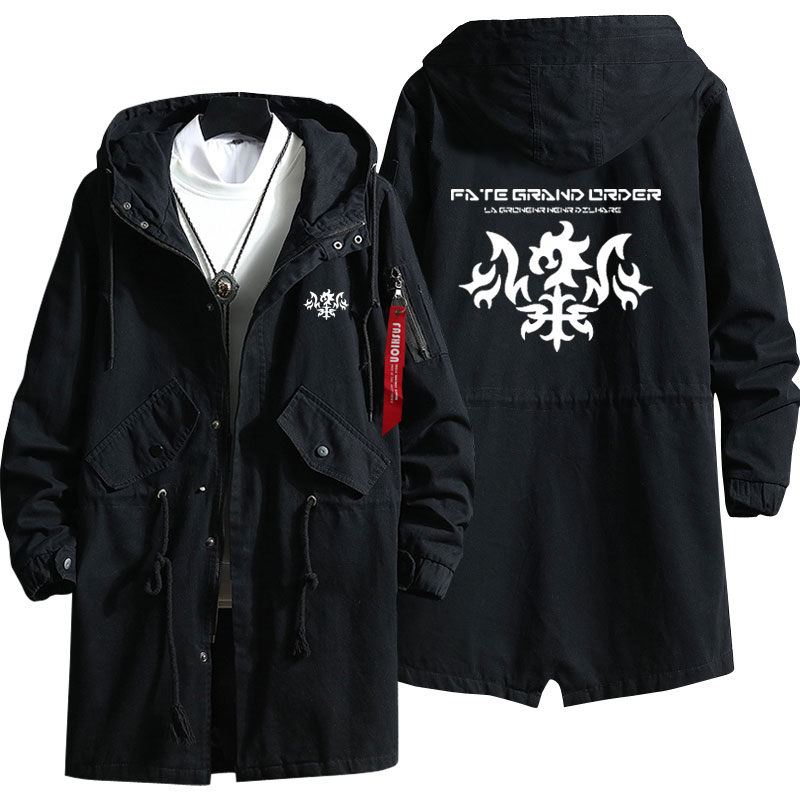Fullmetal Alchemist Coat - Nuovo Cappotto FGO Nero Saber, Felpa