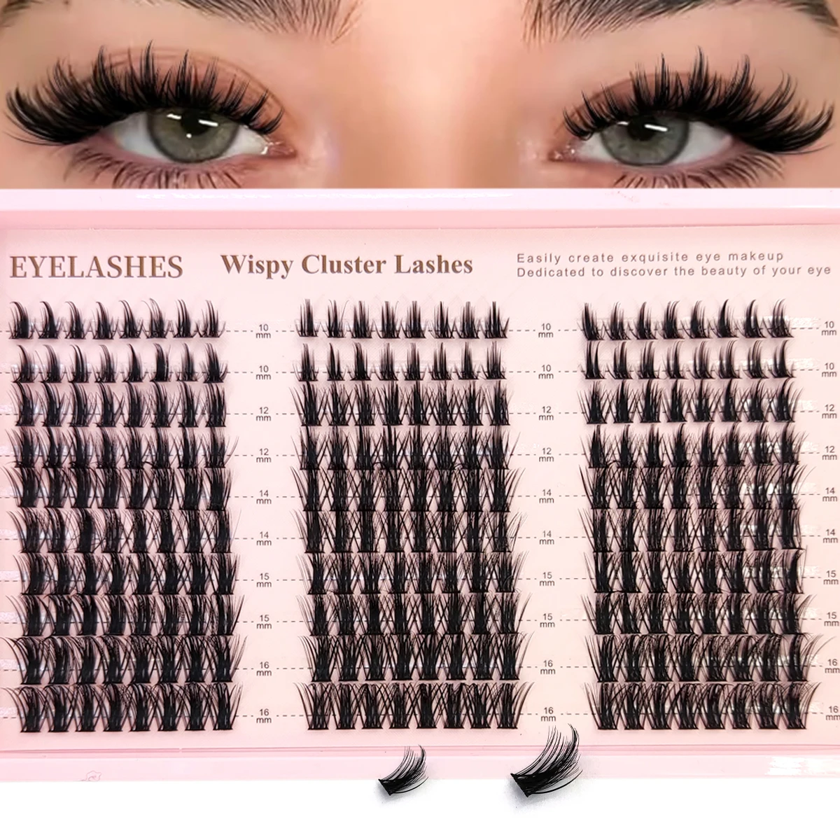 Anime Cosplay Lashes - AMSDCN Manga Lash Clusters: Ciglia a