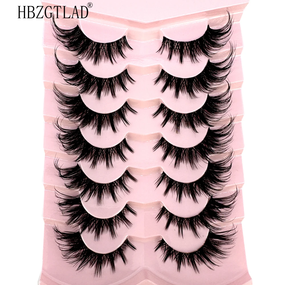 Anime Cosplay Lashes - 7/8 paia Ciglia per occhi di