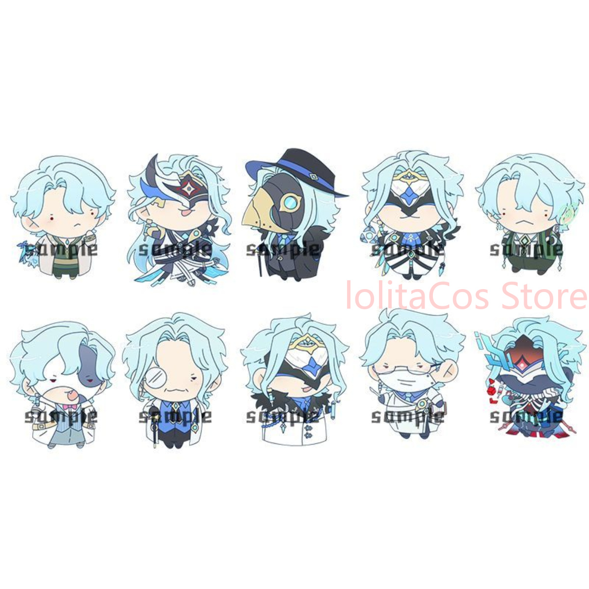 Set di 10 Statuette in Acrilic - Anime Cosplay Kawaii recensione e prezzo