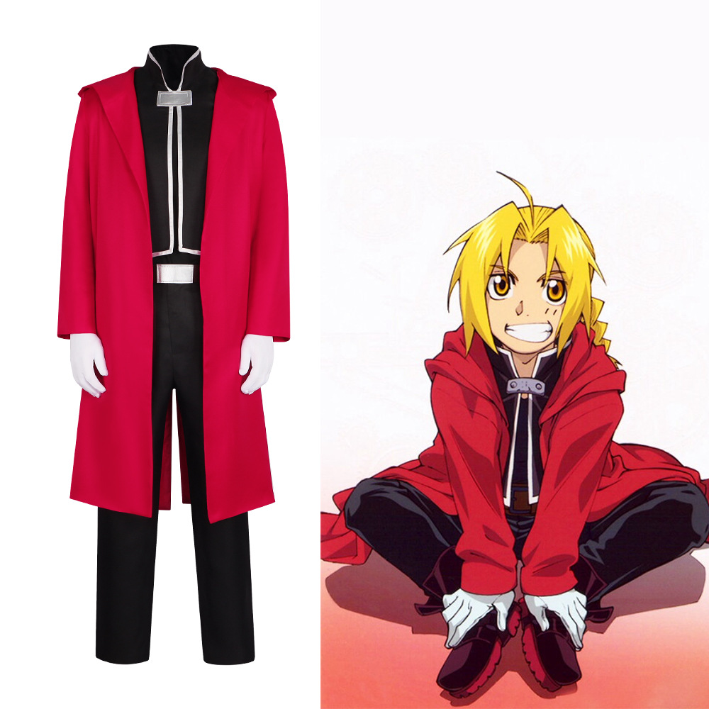 Costume Cosplay Fullmetal Edwa - Fullmetal Alchemist Coat recensione e prezzo