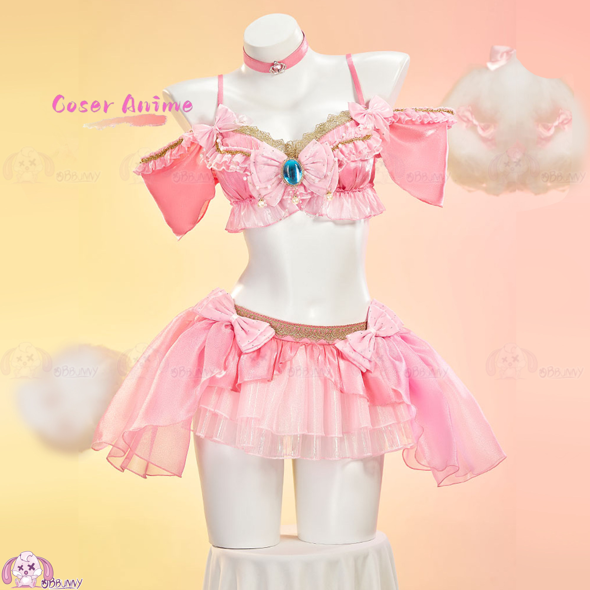 Set Minigonna Sweet Peach Idol - Anime Cosplay Festival recensione e prezzo