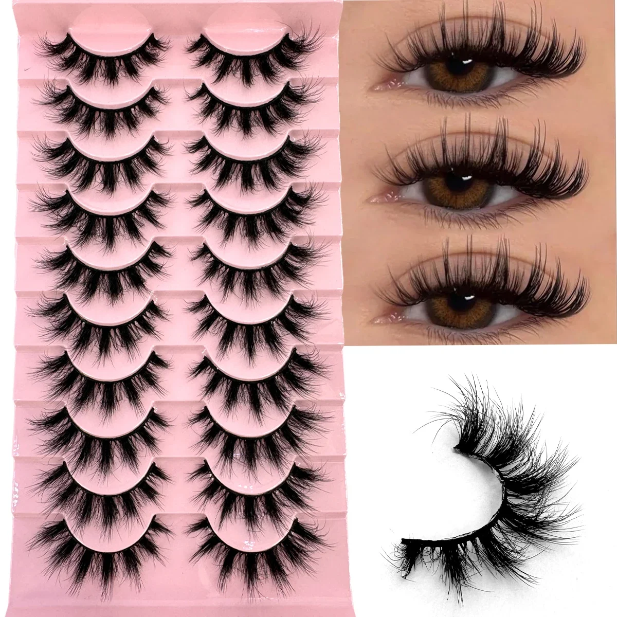 10 Paia di Ciglia Finte in Vis - Anime Cosplay Lashes recensione e prezzo