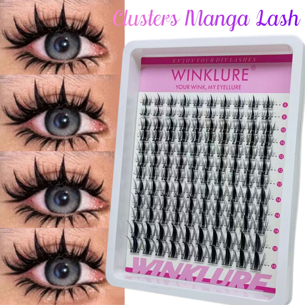 WINKLURE Kit Ciglia a Ciuffett - Anime Cosplay Lashes recensione e prezzo