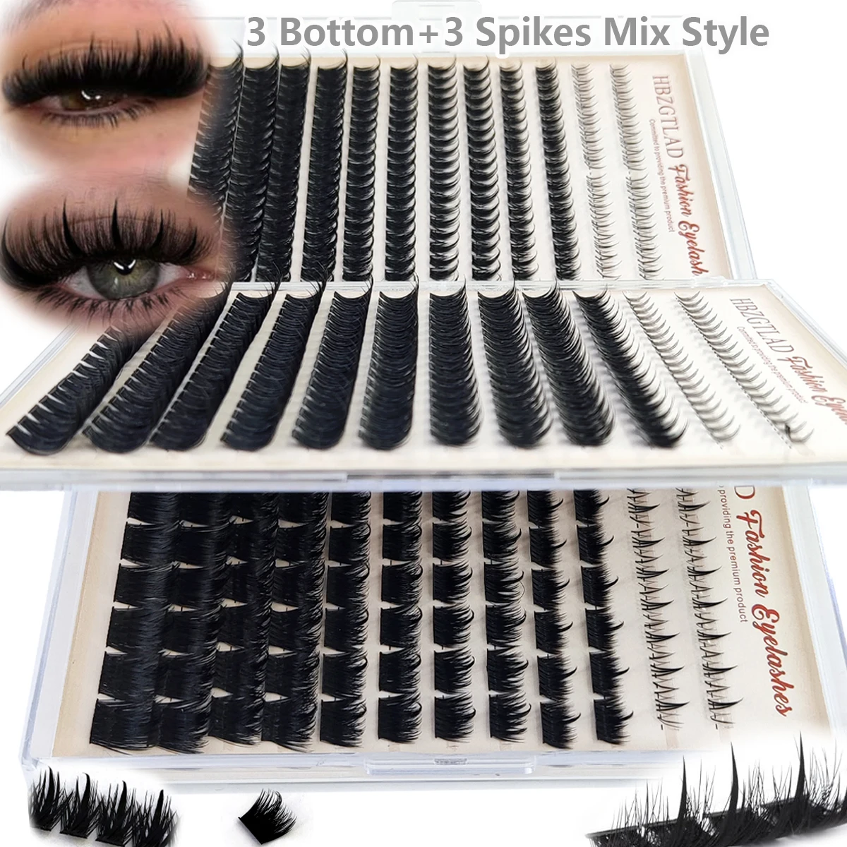HBZGTLAD ciglia a ciuffetti in - Anime Cosplay Lashes recensione e prezzo