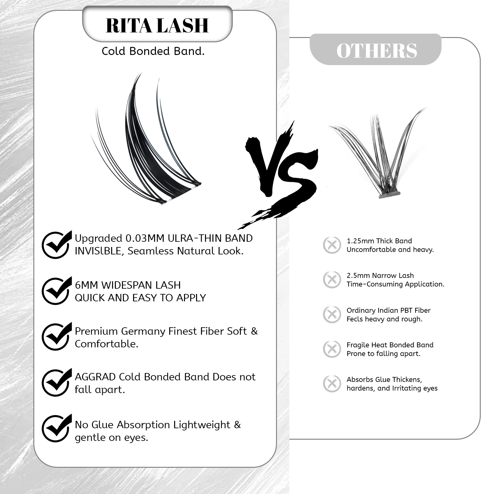 Viva |   RITALASH 120 pz. Mang - Anime Cosplay Lashes recensione e prezzo