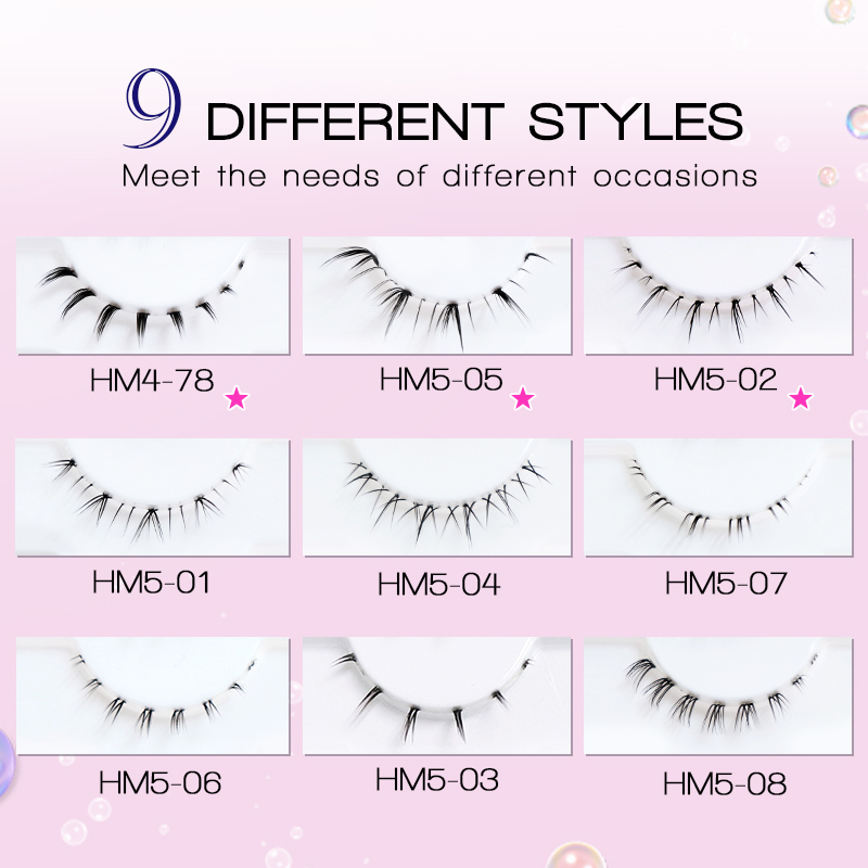 10/6/5 Paia di Ciglia Inferior - Anime Cosplay Lashes recensione e prezzo
