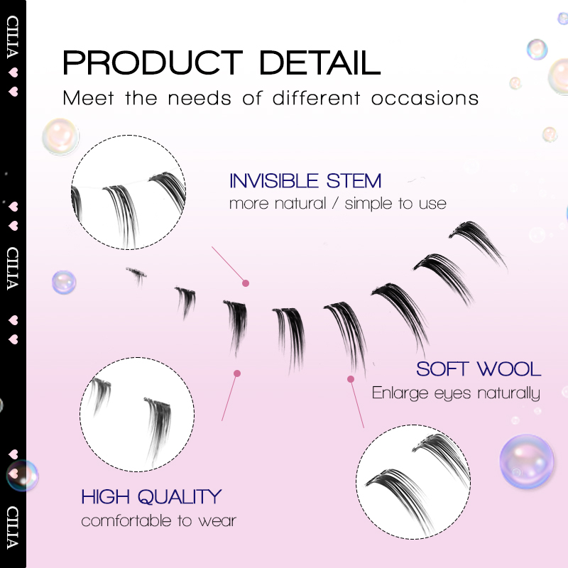 10/6/5 Paia di Ciglia Inferior - Anime Cosplay Lashes recensione e prezzo