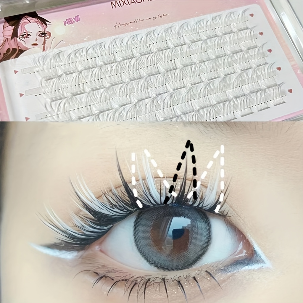 Ciglia Colorate Mixiaohe, 60 C - Anime Cosplay Lashes recensione e prezzo