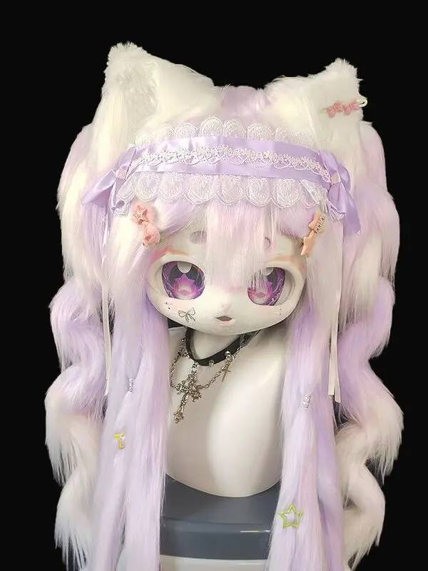 Maschera Kig Fursuit Fatta a M - Anime Cosplay Cat recensione e prezzo